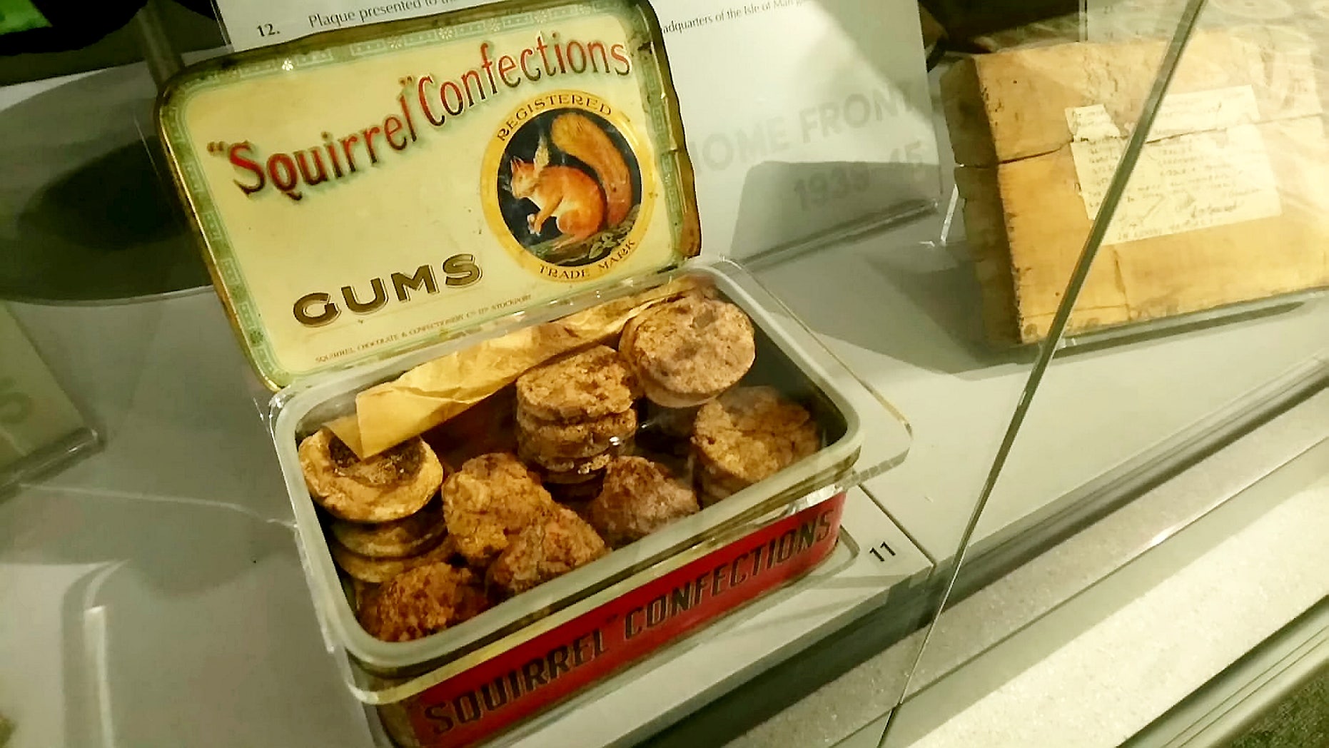 he Christmas staple was preserved in air-tight conditions underneath the floor and they are still in good condition - but regrettably are not edible.
