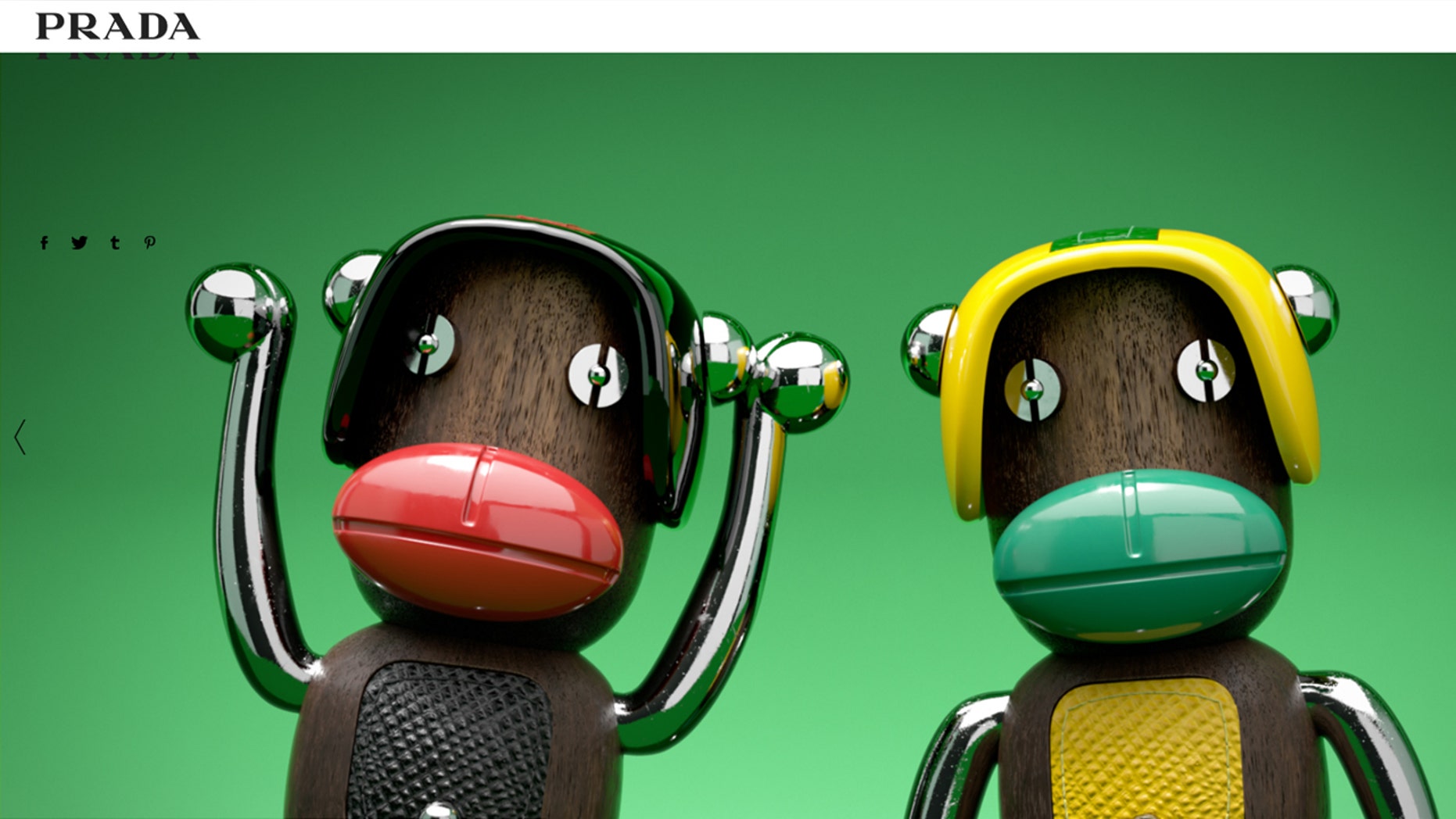 The Pradamalia collection, featuring a variety of characters, is being slammed as racist.
