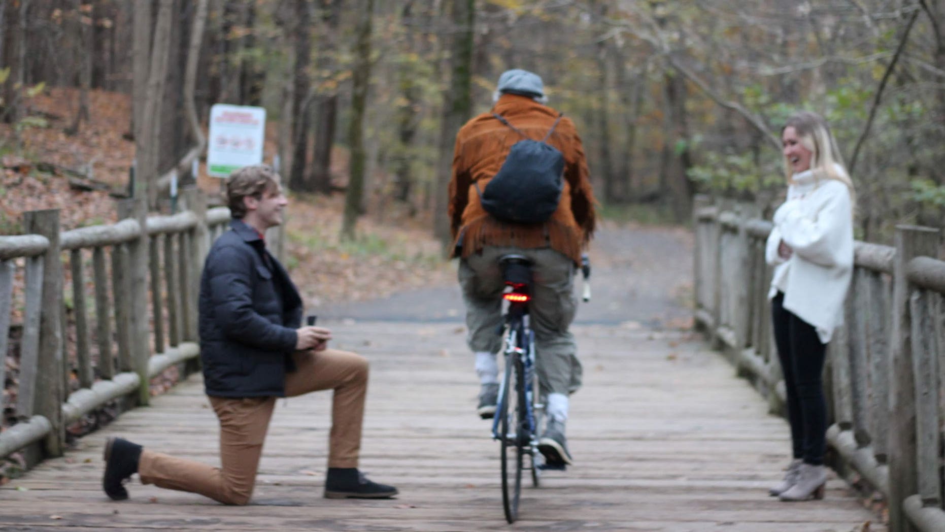 Blake Martin, 25, spent three months planning the moment he would pop the question to girlfriend Shannon Keene, 24.<br>