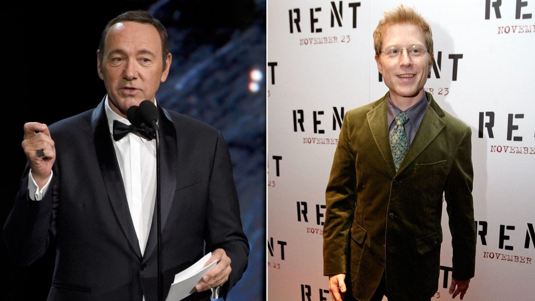 Anthony Rapp, right, said that Kevin Spacey, then 26, made a sexual advance toward him when he was 14 years old.