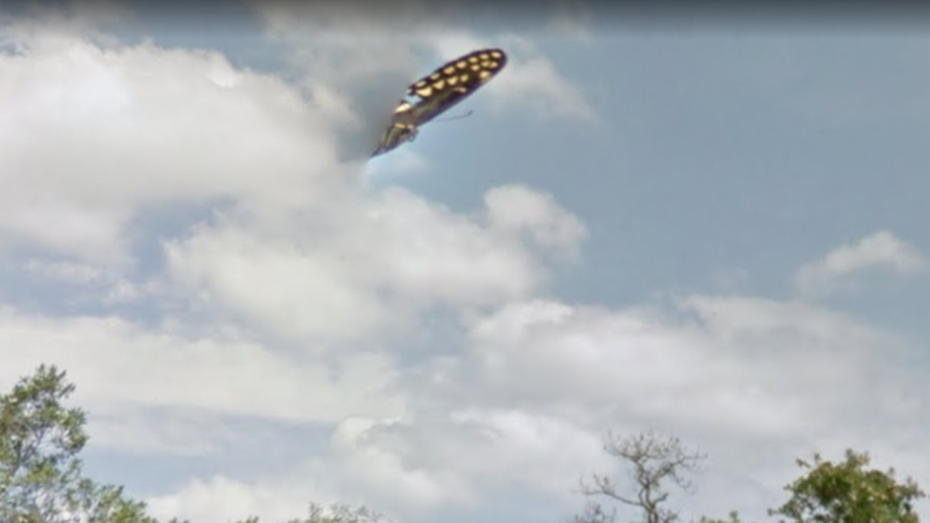 Google Maps user spots &amp;#39;UFO&amp;#39; floating above Florida swamp – just ...