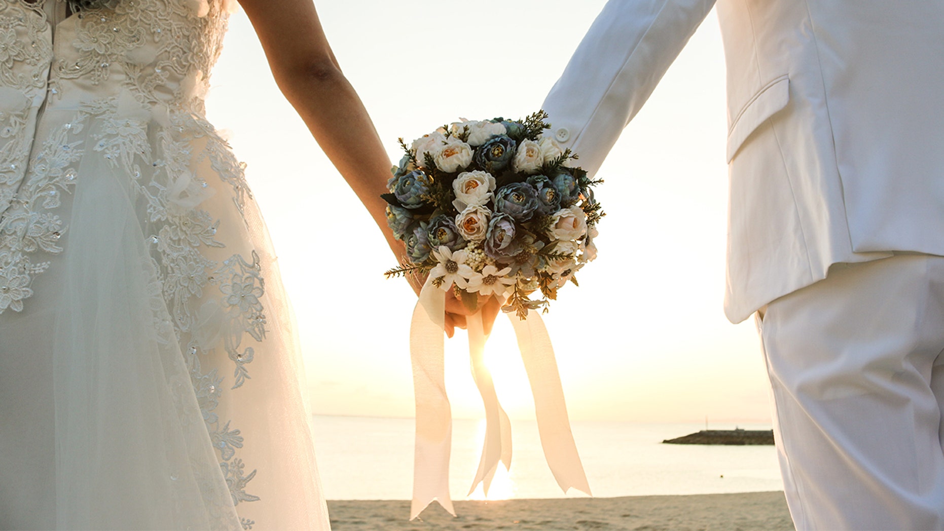 A couple's printed matrimony report facilities an embarassing mistake.
