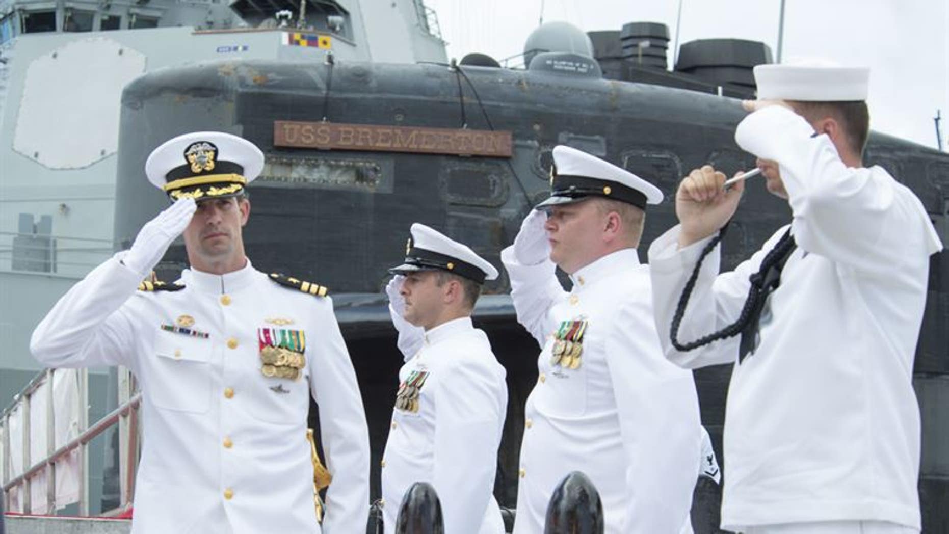 US Navy sub commander demoted after hiring prostitutes in Philippines