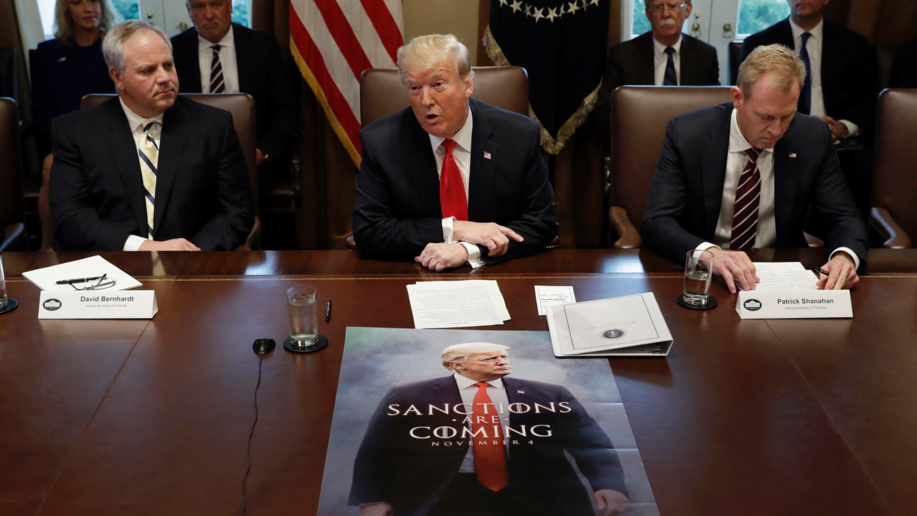 Trump’s ‘Game Of Thrones’-inspired Poster Featured During Cabinet ...