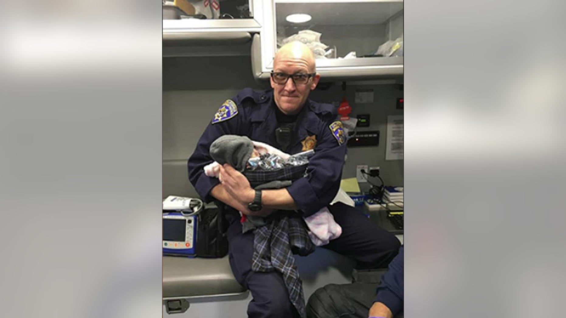 California highway officer helps deliver baby along roadside