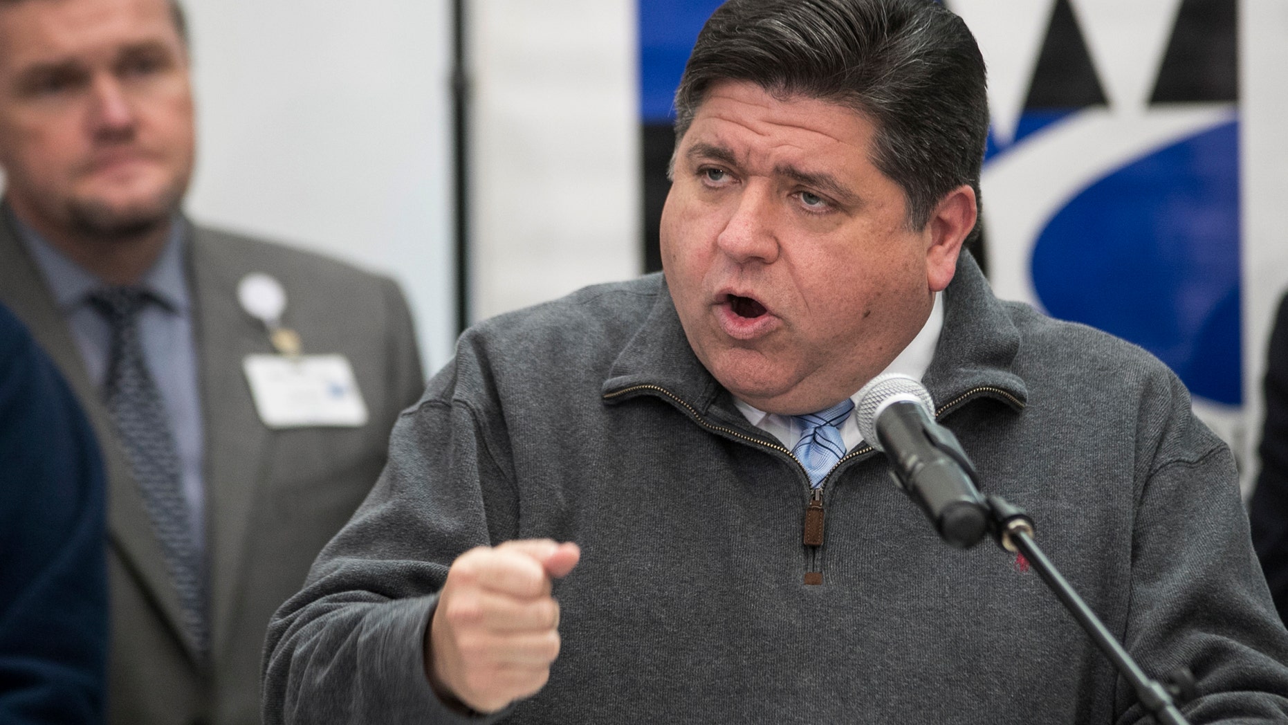 Illinois Gov. J.B. Pritzker reportedly is under federal criminal investigation for a questionable property tax appeal that has hung over him since last year’s gubernatorial race. (Derik Holtmann/Belleville News-Democrat via AP)