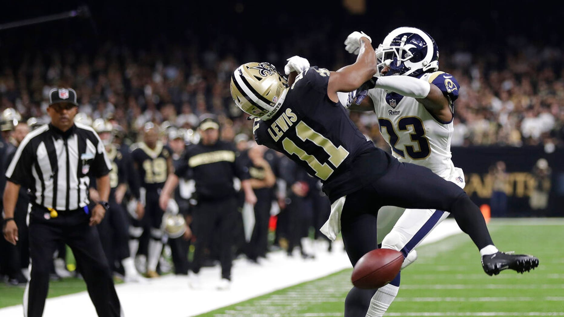 Saints fans call for rematch after controversial game sends Rams to Super Bowl