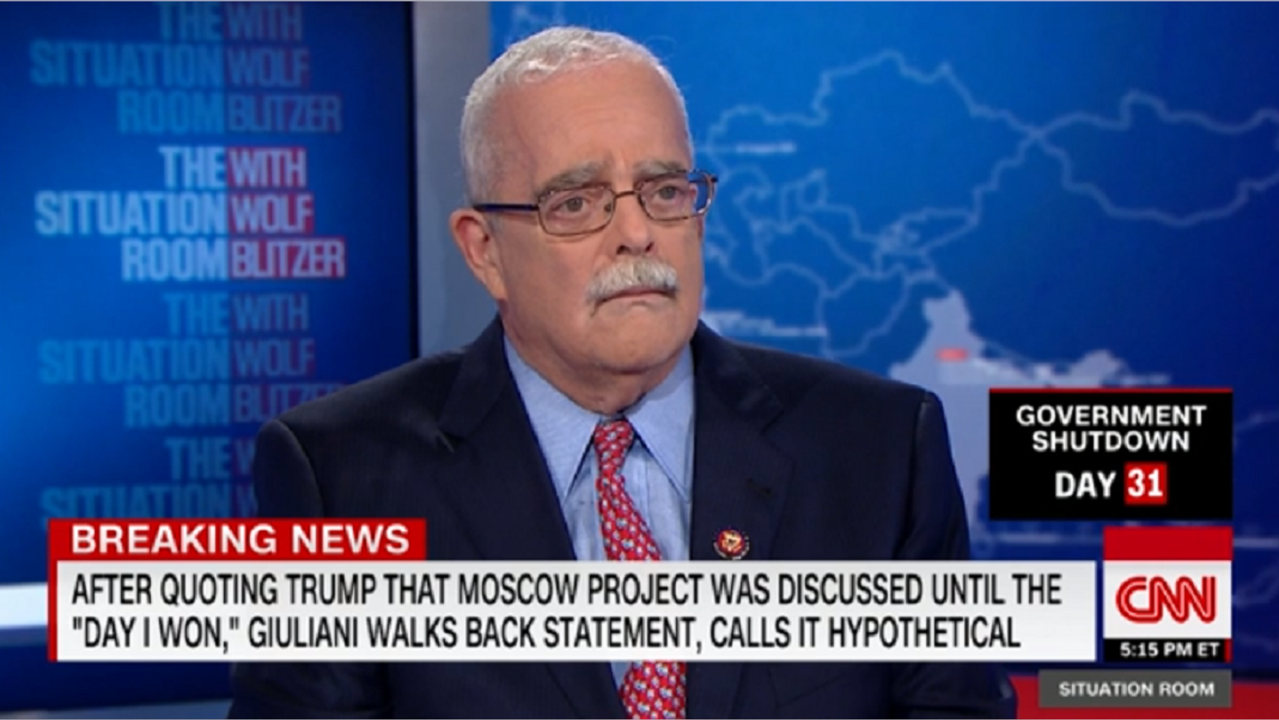 Democratic congressman Gerry Connolly referred to Trump lawyer Rudy Giuliani as a “crazy old uncle.”