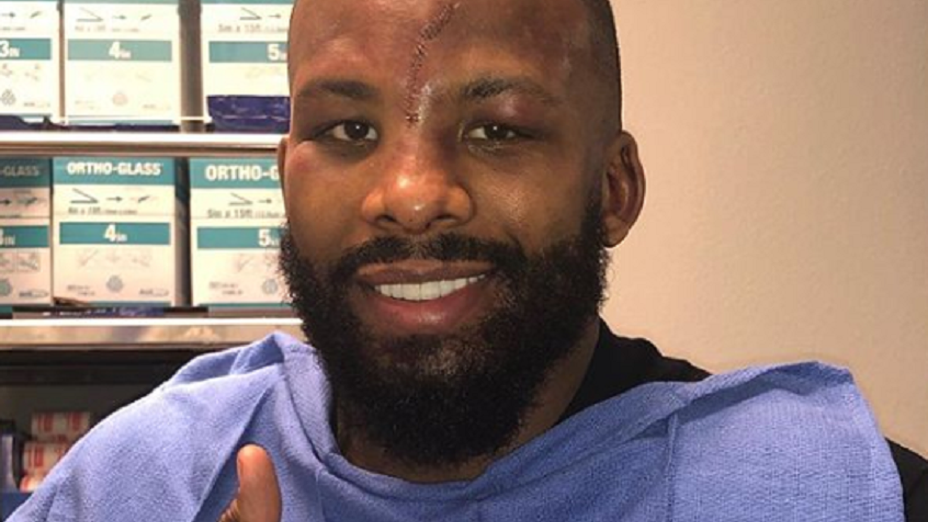 Badou Jack suffered a brutal facial injury during a fight last weekend.<br>
