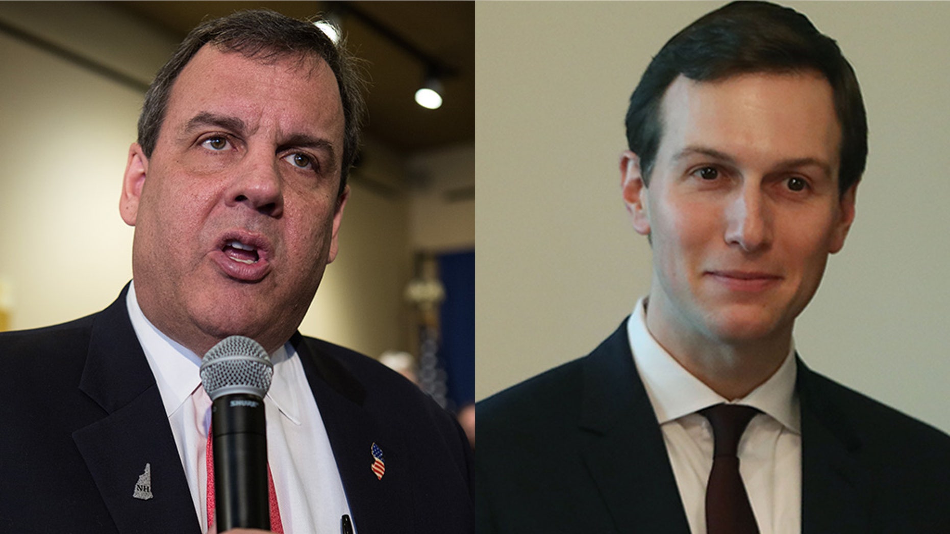 Chris Christie and White House senior adviser Jared Kushner