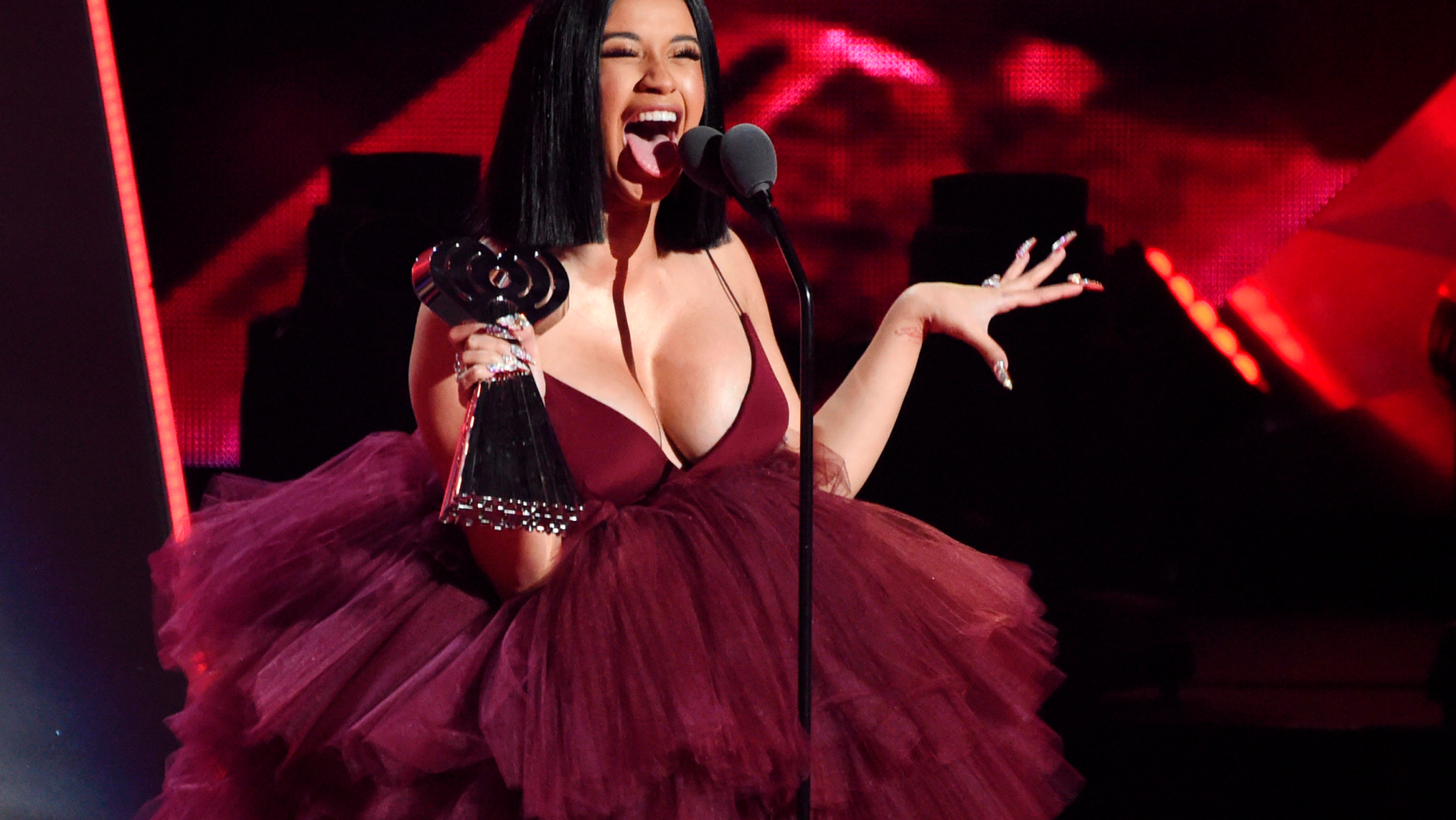 Rap superstar Cardi B took to Instagram on Wednesday night with a profanity-laced message to her followers about the ongoing partial government shutdown. (Photo by Chris Pizzello/Invision/AP, File)