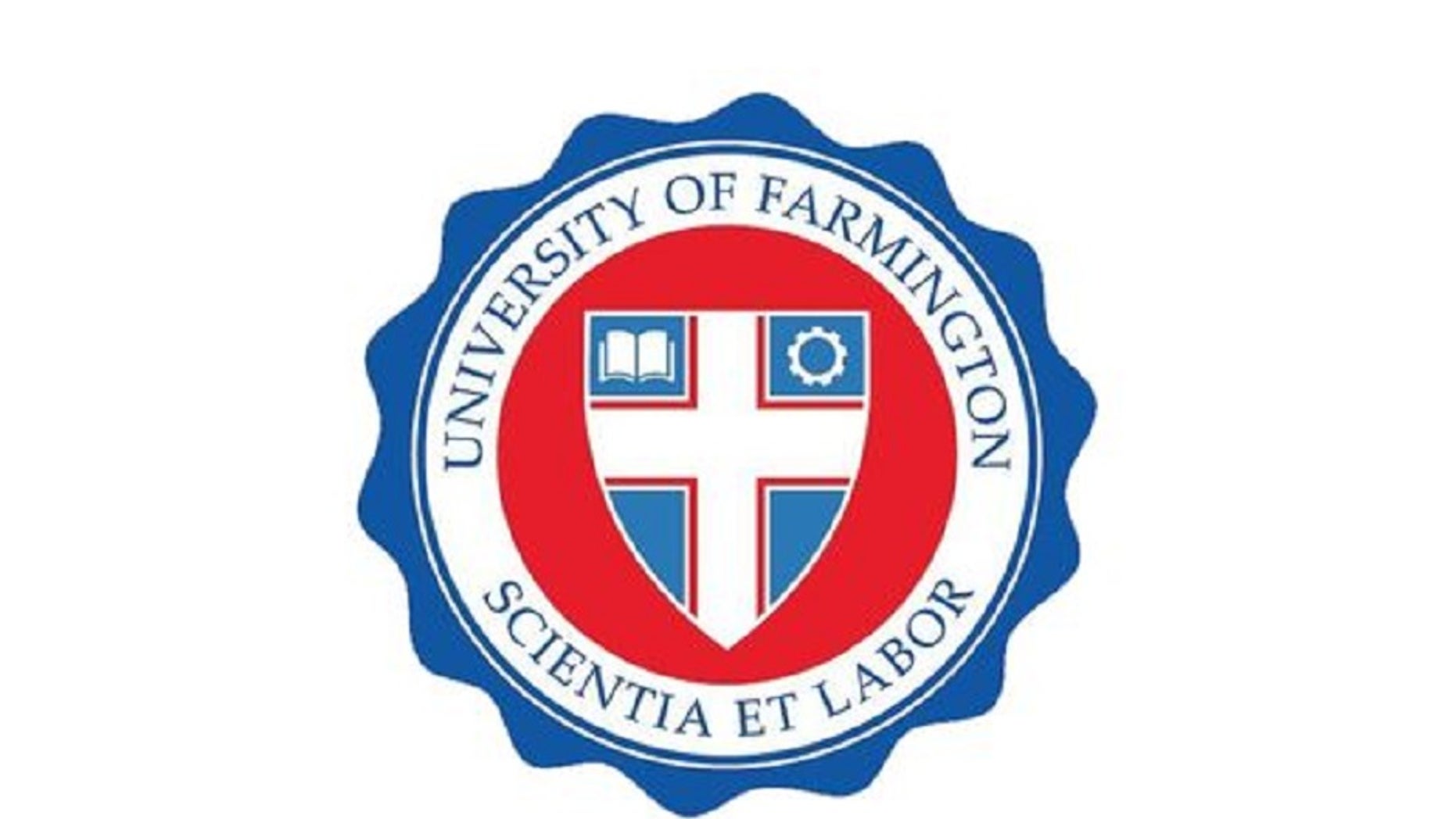 Logo of the University of Farmington in Farmington Hills, Michigan. 