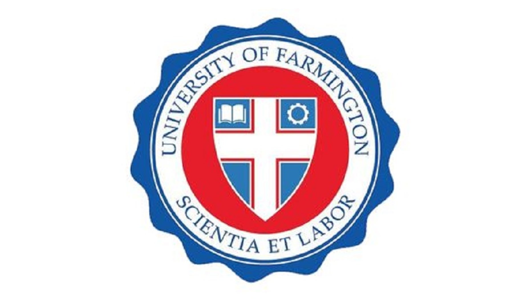 Logo of the University of Farmington in Farmington Hills, Michigan.