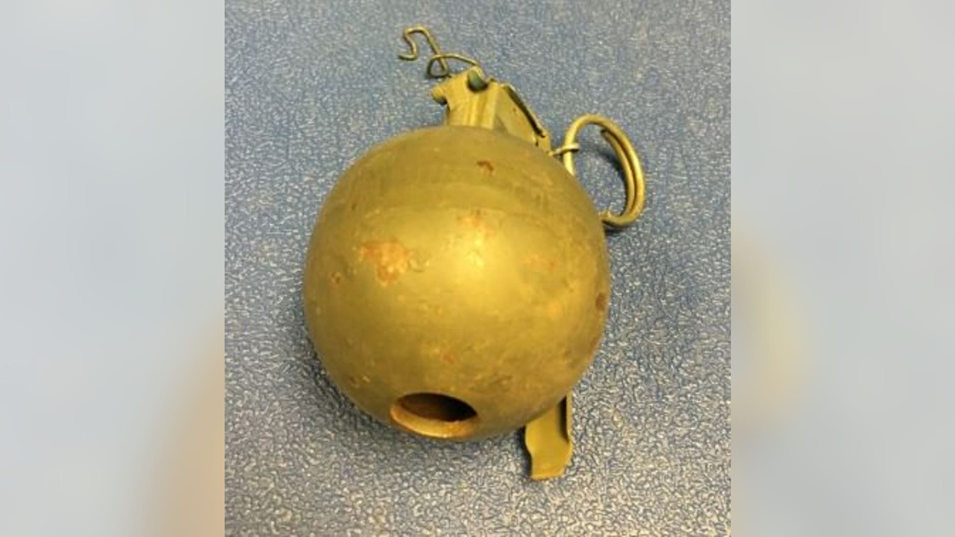 A TSA official called it "the case of the golden grenade."
