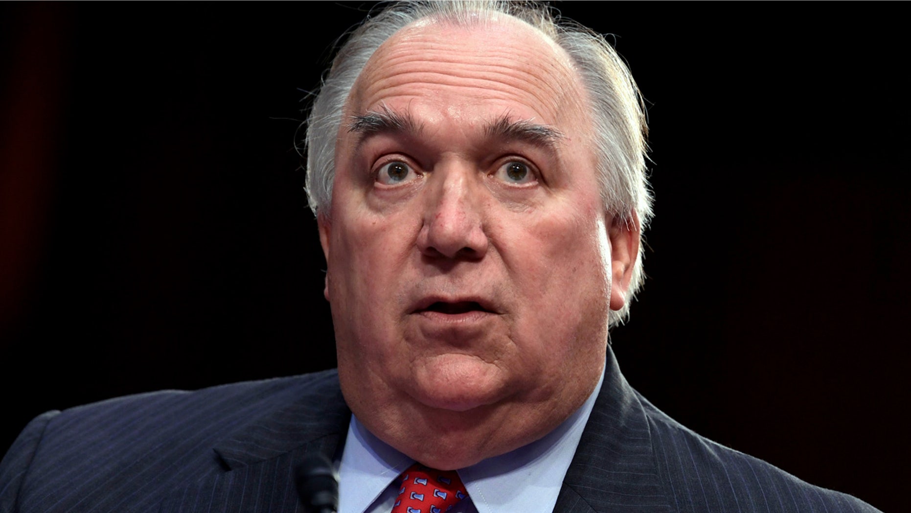 Michigan State University Interim President John Engler announced he would step down effective next week. (AP Photo/Susan Walsh, File)