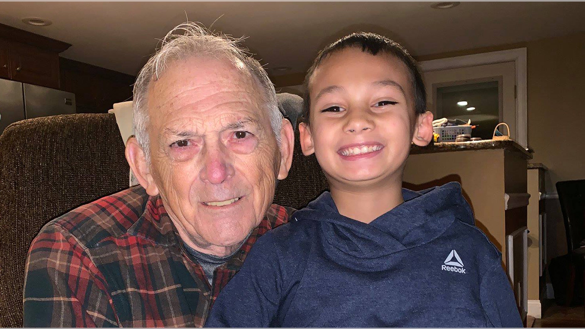 Kazin Crisman was headed for pizza with his grandfather on Saturday when he noticed the 80-year-old struggling to start the car.