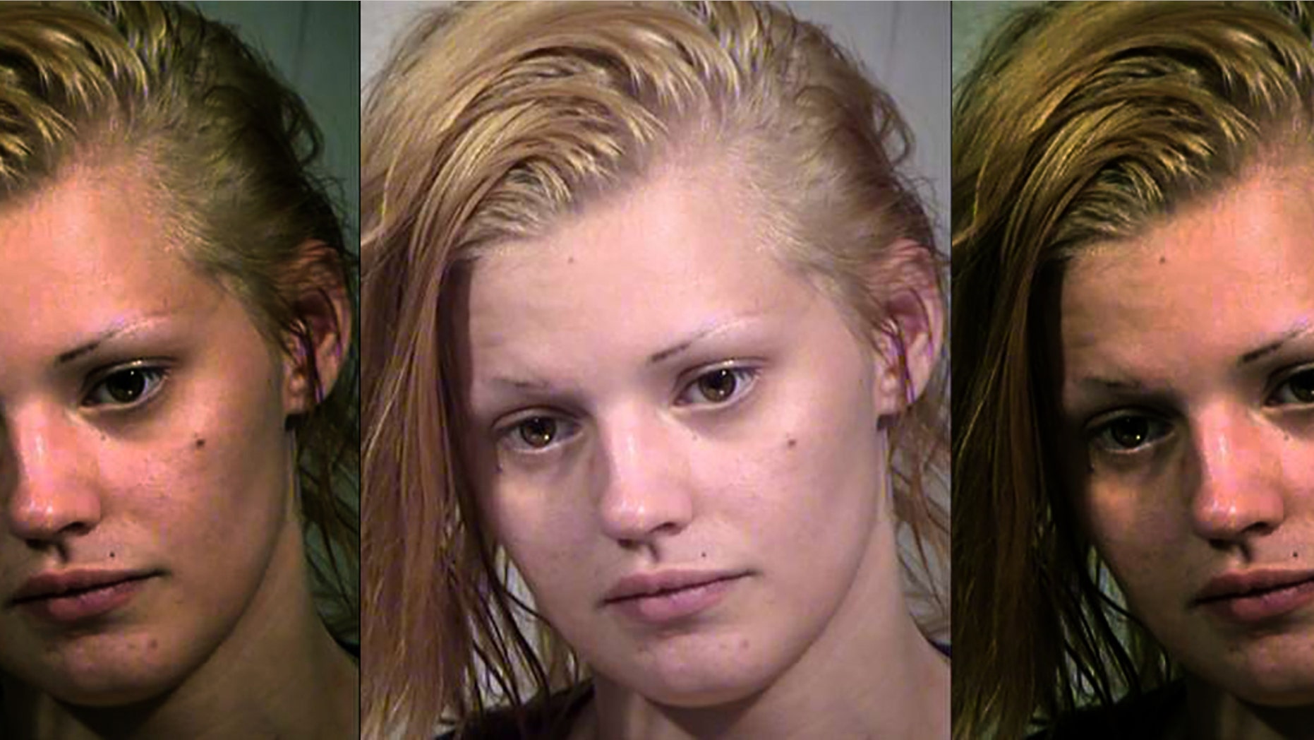 This undated undated Clark County Detention Center booking photo shows Krystal Whipple, 21, of Las Vegas. (Las Vegas Metropolitan Police Department)
