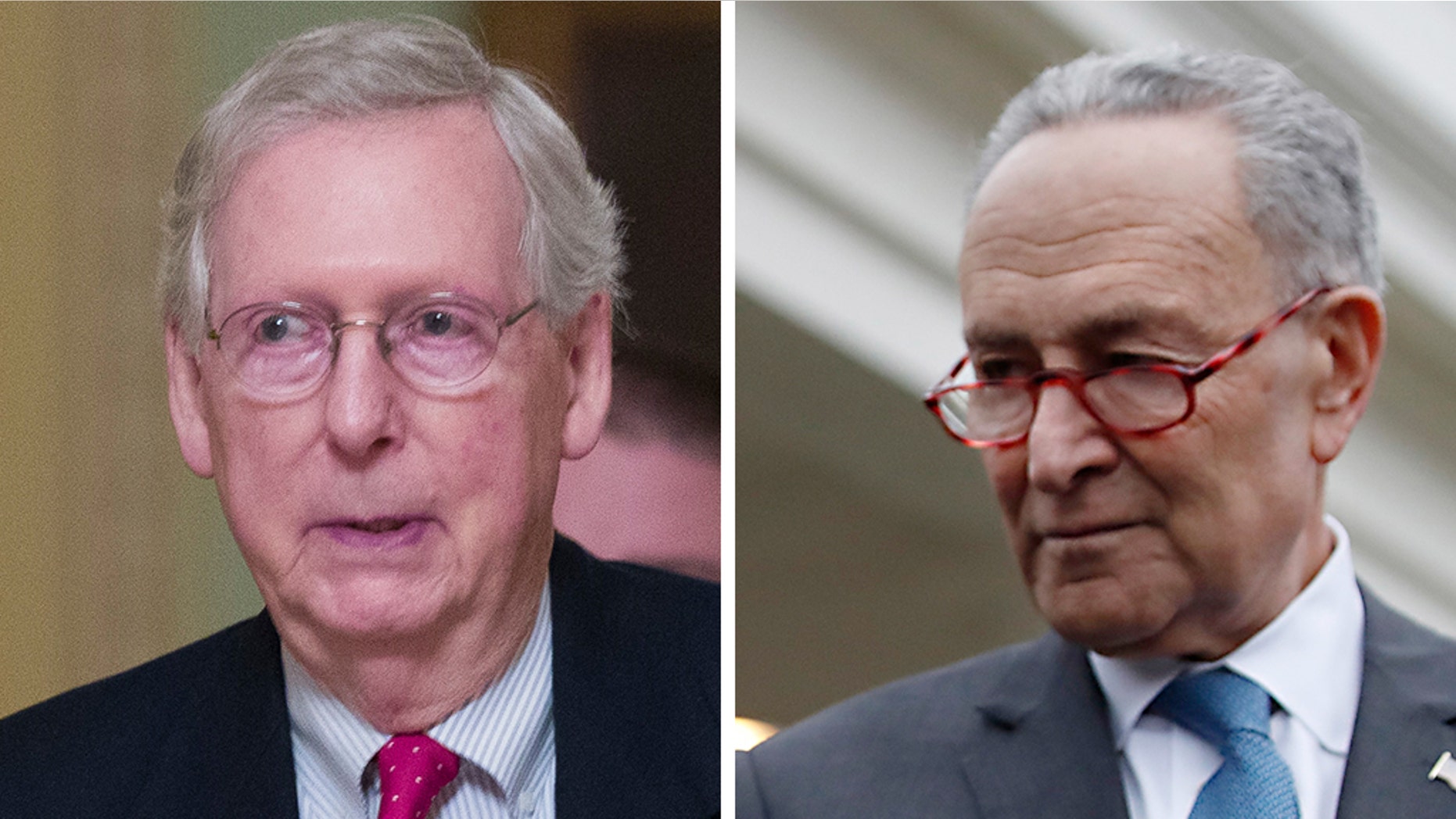 Senate Majority Leader Mitch McConnell, R-Ky., left, and Senate Minority Leader Charles Schumer, D-N.Y., reached a deal that confirmed dozens of President Trump’s nominees, a rare moment of bipartisan agreement as Congress prepares to wrap up its session.
