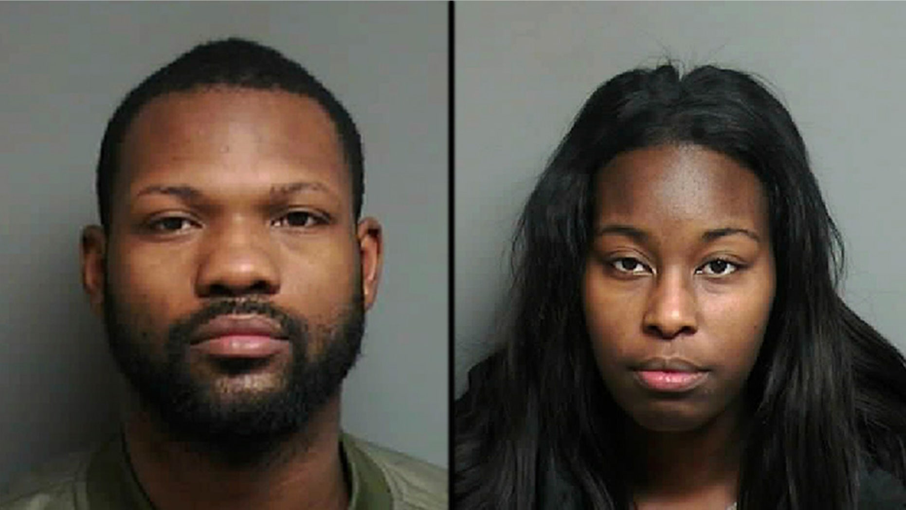 This undated booking photo released by Macomb County Sheriff's Office shows Antonio Floyd, 28, and Shantanice Barksdale, 27, who have been charged in the opioid overdose of their 18-month-old daughter who died on Christmas Day.