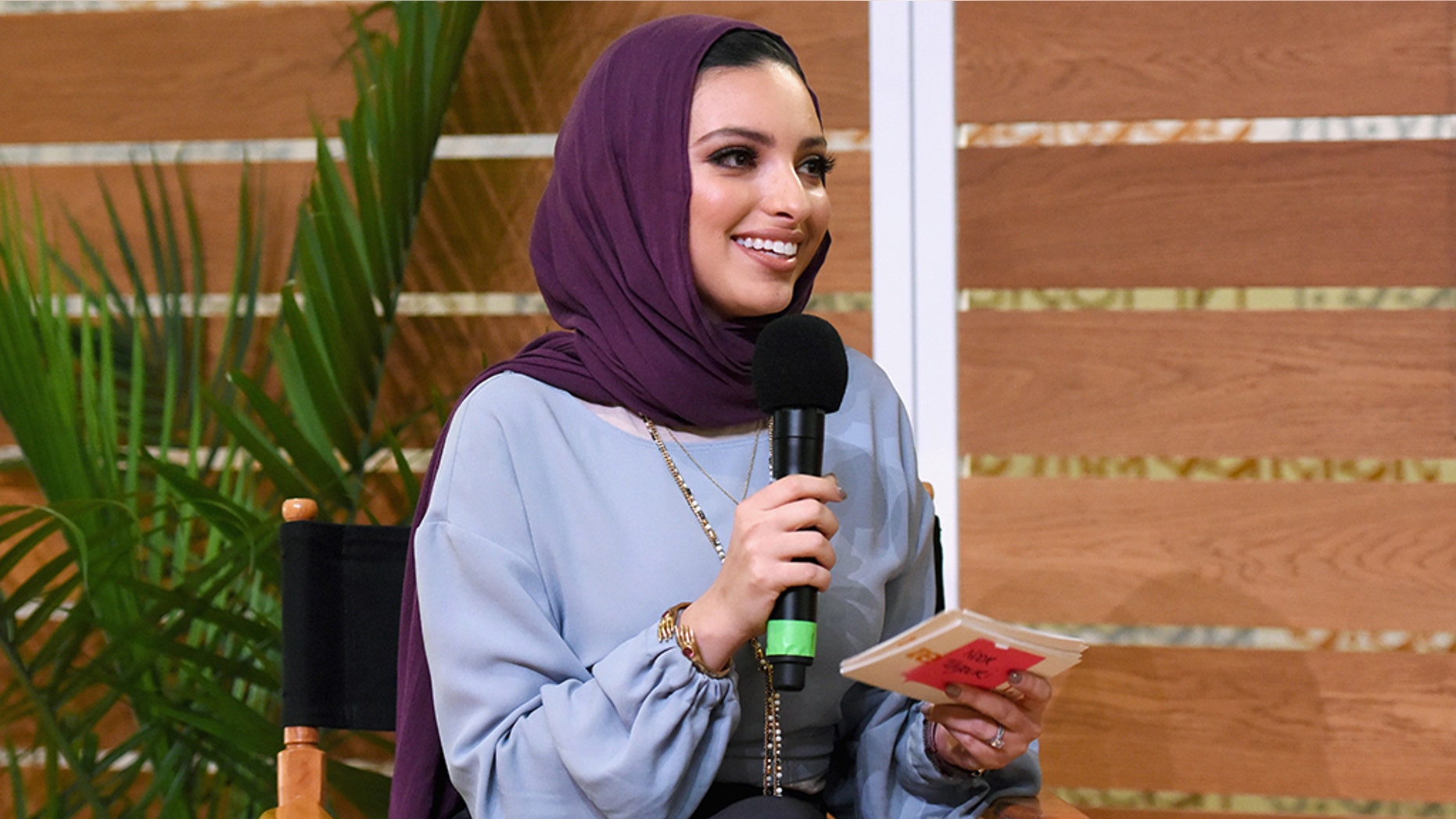 Noor Tagouri speaks onstage during The Change Agents keynote at The Teen Vogue Summit 2018. (Photo by Vivien Killilea/Getty Images for Teen Vogue)