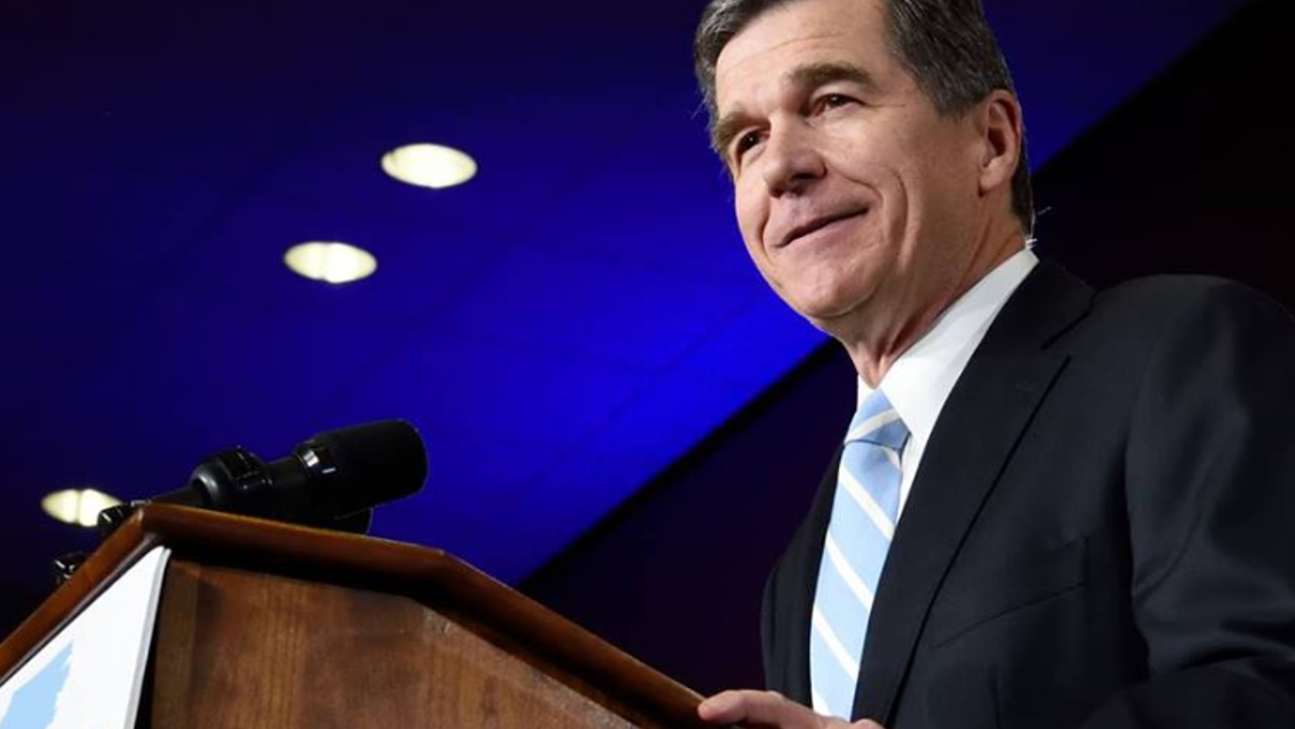 Then Gov.-elect Roy Cooper at an event in 2016. (Facebook)