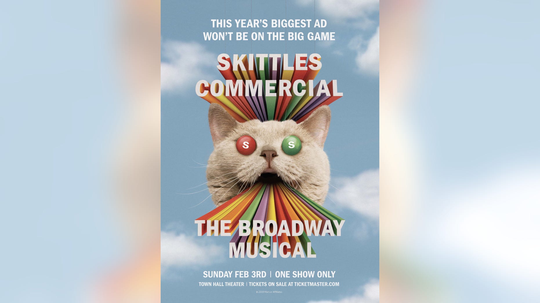 Skittles announces Super Bowl Sunday commercial will be a Broadway musical