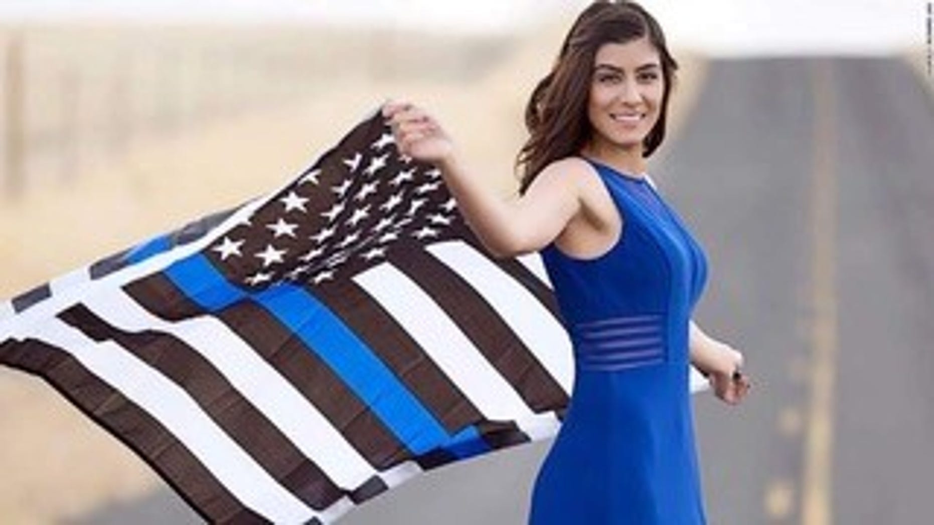 Todd Starnes: UC Davis students protest photo of slain police officer holding Blue Lives Matter flag