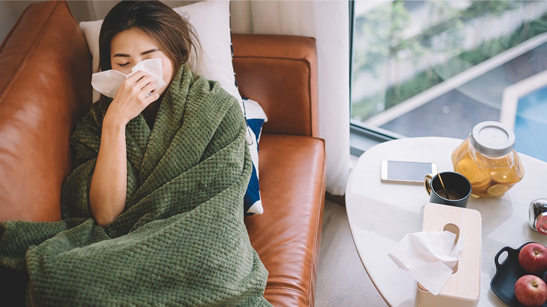 A company which sells used tissues in an effort to allow consumers to decide when they get sick has reportedly been sold out online for months.