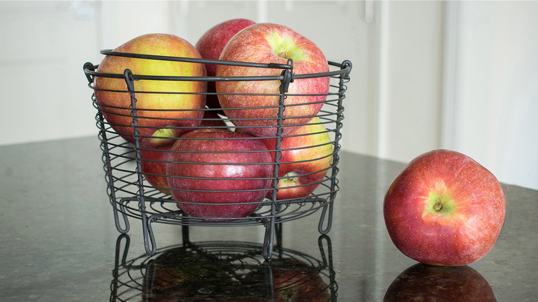An apple a day keeps the doctor away unless it's gone bad from sitting on the counter.