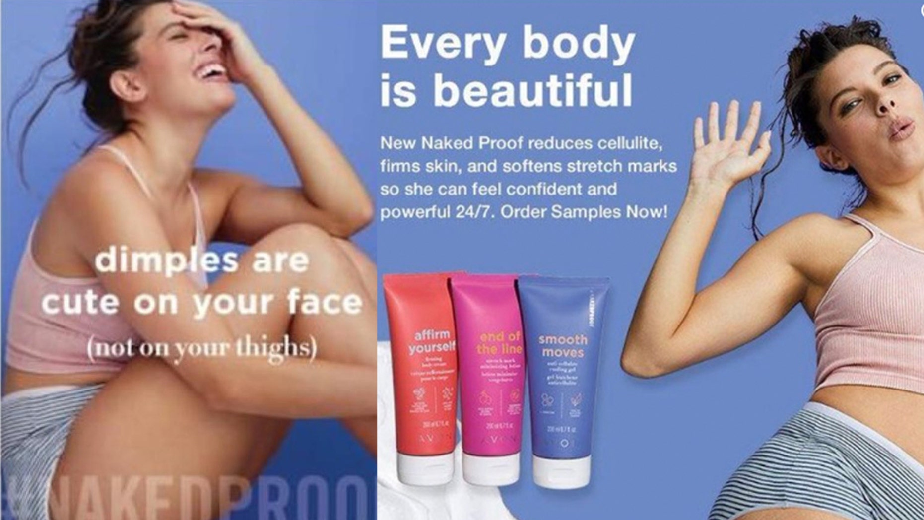 Avon apologizes for body shaming ‘dimples’ ad after social media backlash