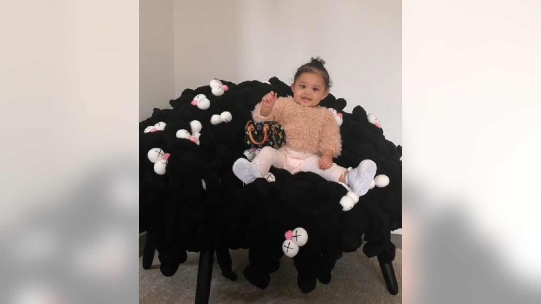 Stormi, daughter of Kylie Jenner and Travis Scott, was gifted a new chair, an art piece that could be valued at up to $2.5 million, a report said.
