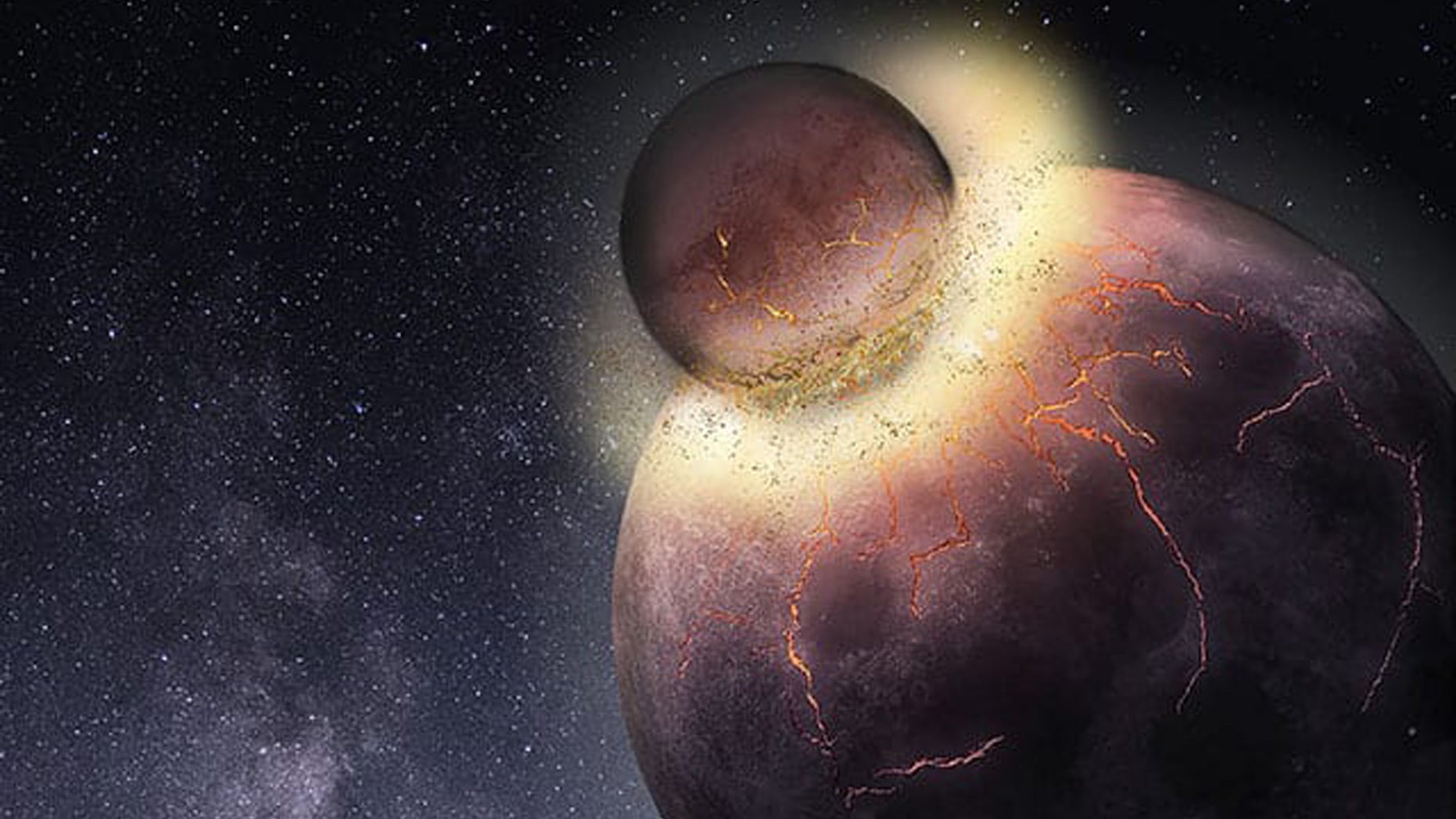 Life on Earth may have come from a collision with ancient planet more than 4 billion years ago