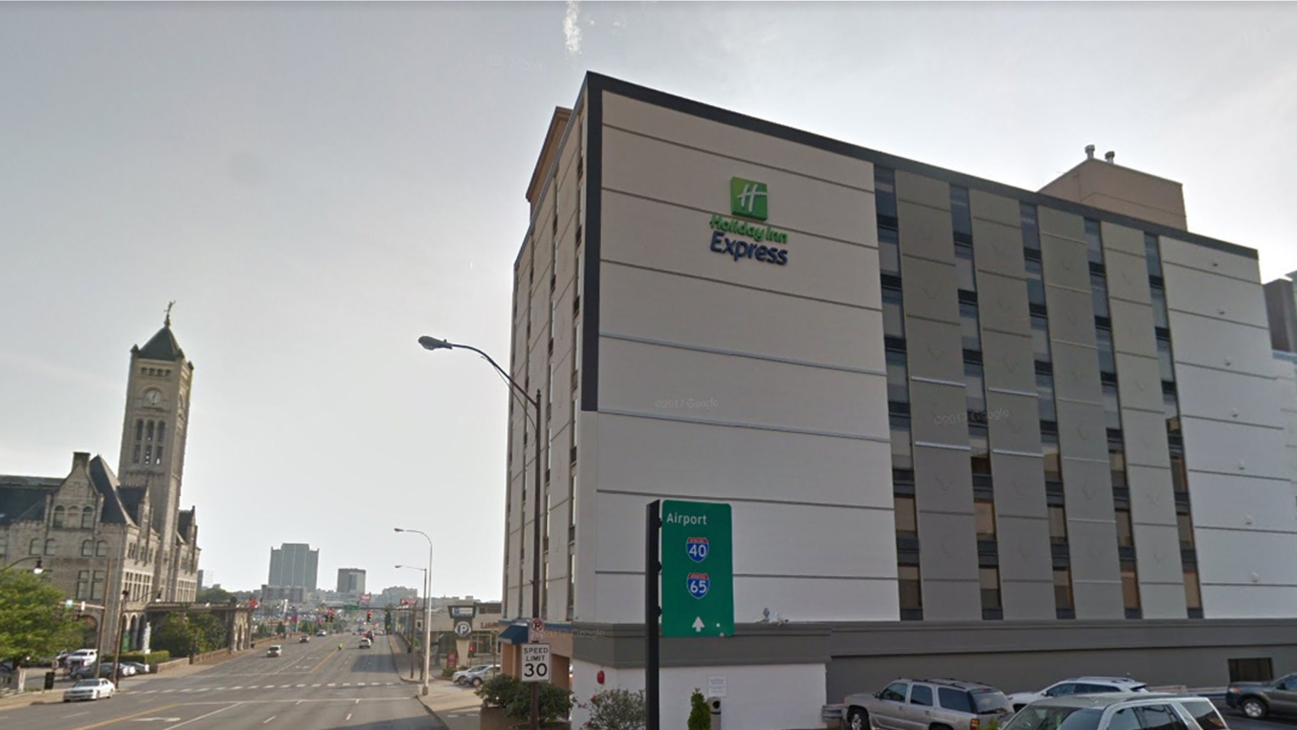 A man was arrested after stealing food from the breakfast buffet at a Holiday Inn in Nashville.