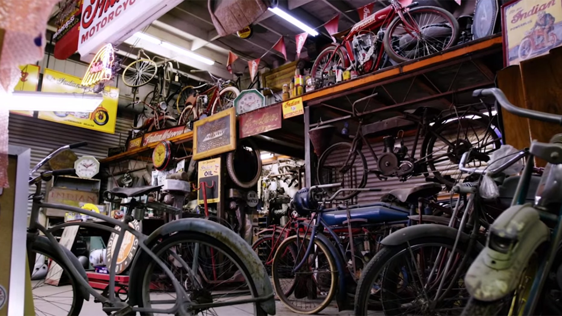 Treasure trove of Indian motorcycles found in scrapyard sold for small fortune