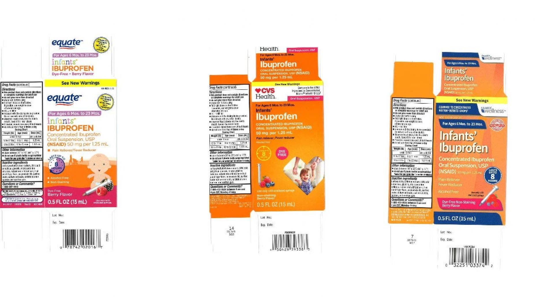 Recall of infant ibuprofen sold at Walmart, CVS, expanded to include more lots, company says