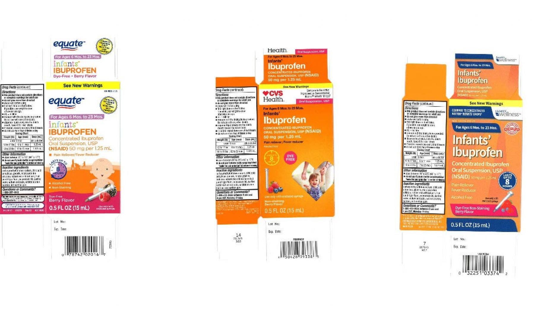 The expanded recall mainly affects products sold at Walmart and CVS. (FDA)
