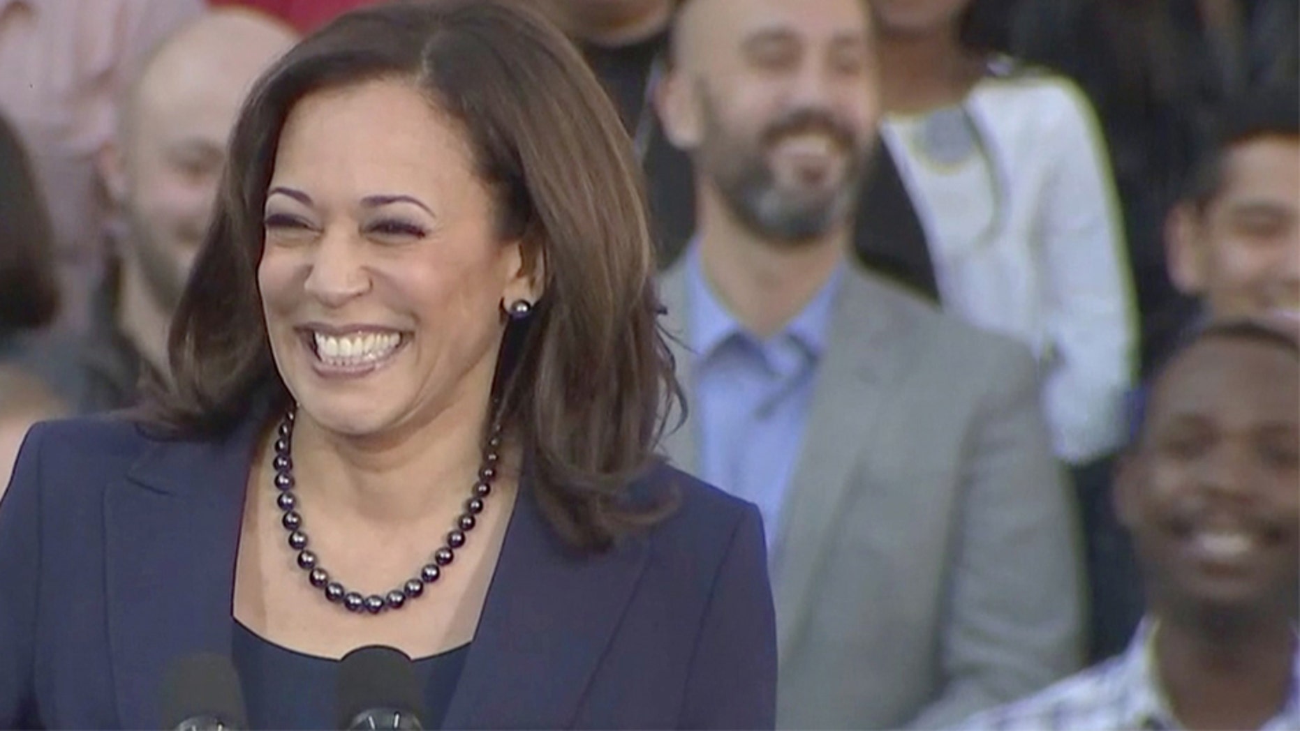 Sen. Kamala Harris, D-Calif., launched her presidential campaign in Oakland on Sunday.