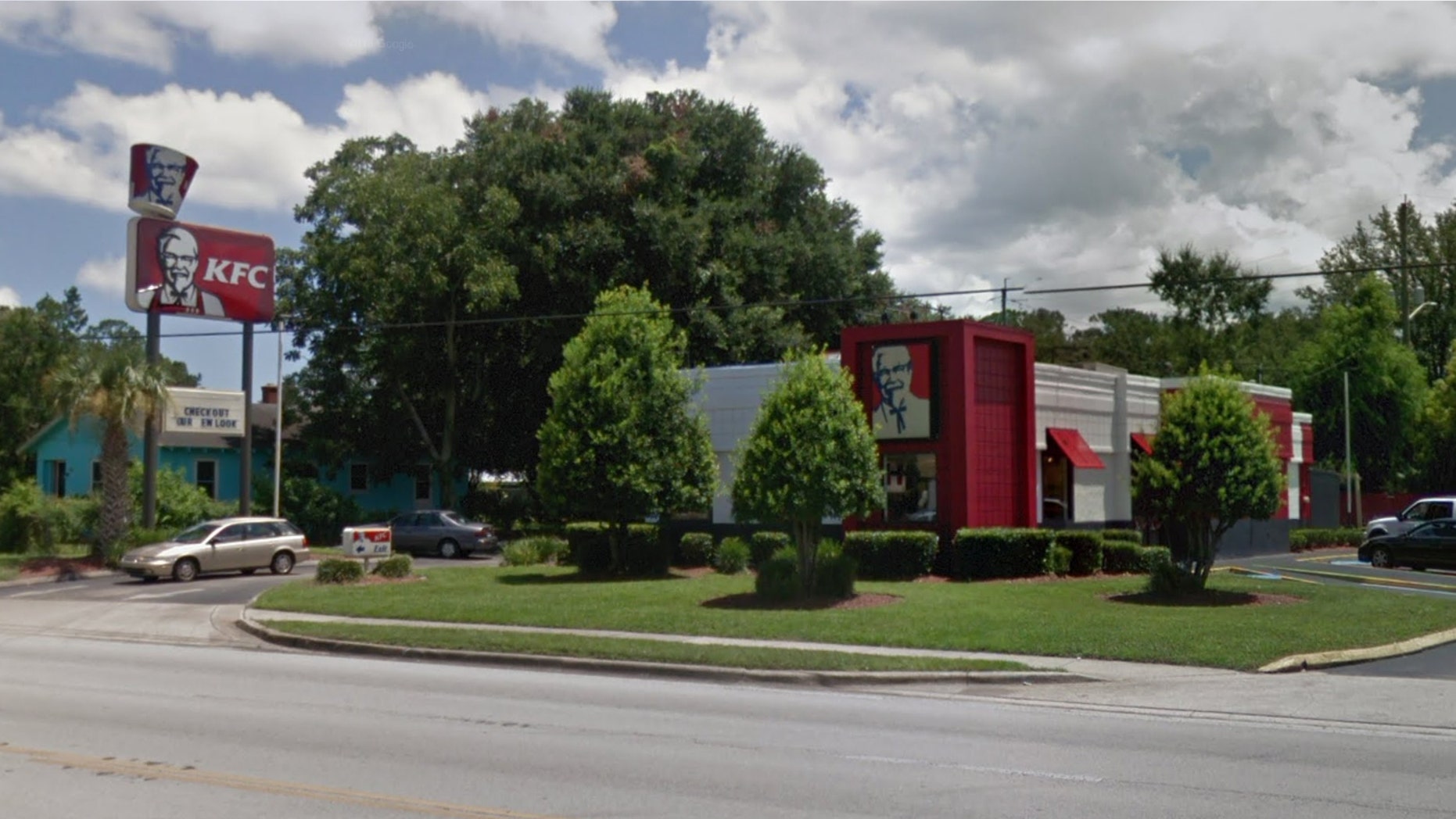 A KFC employee was arrested after throwing a box of food at a customer's face.