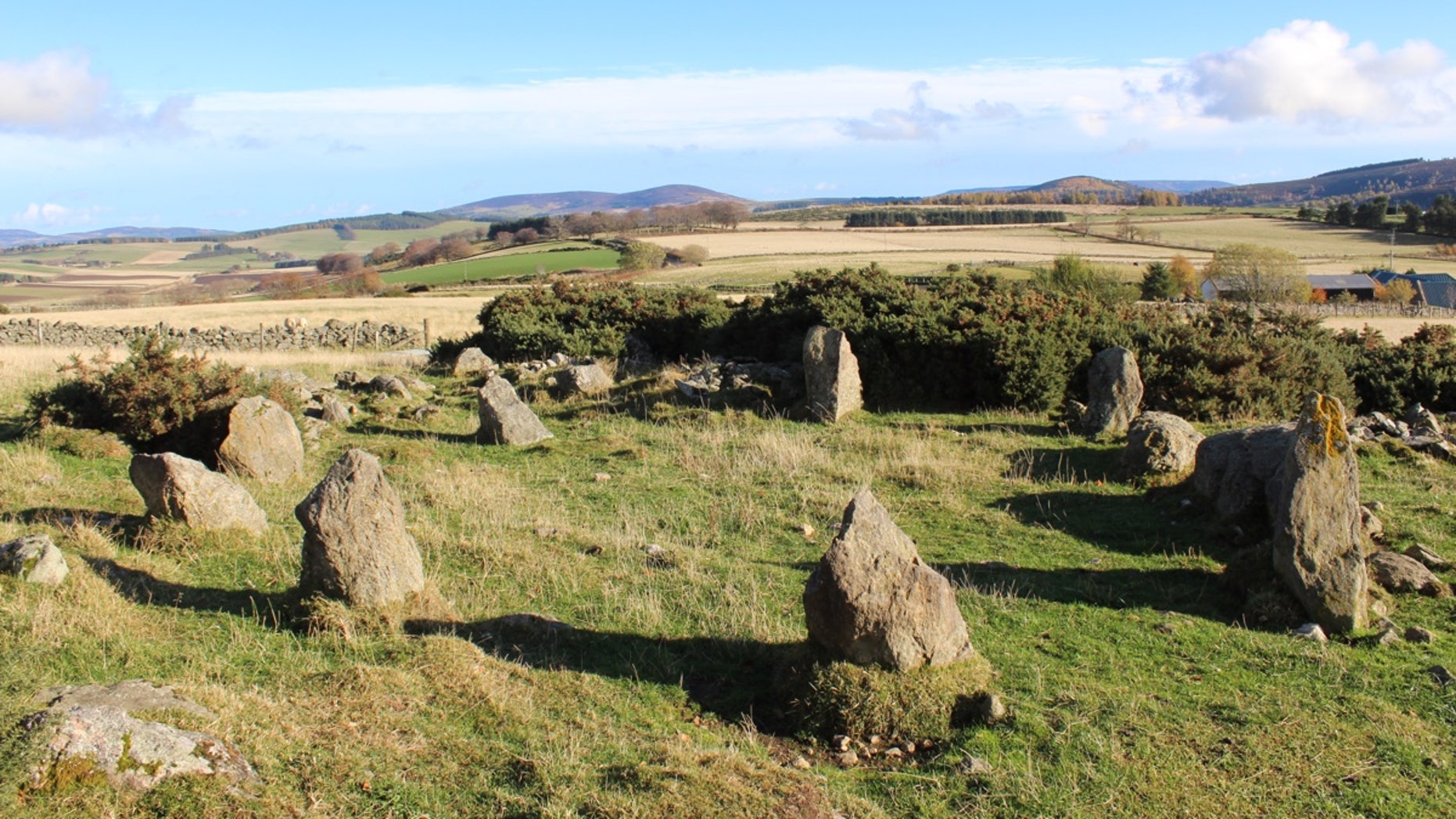 Rare Stonehenge-like monument in Scotland has single 