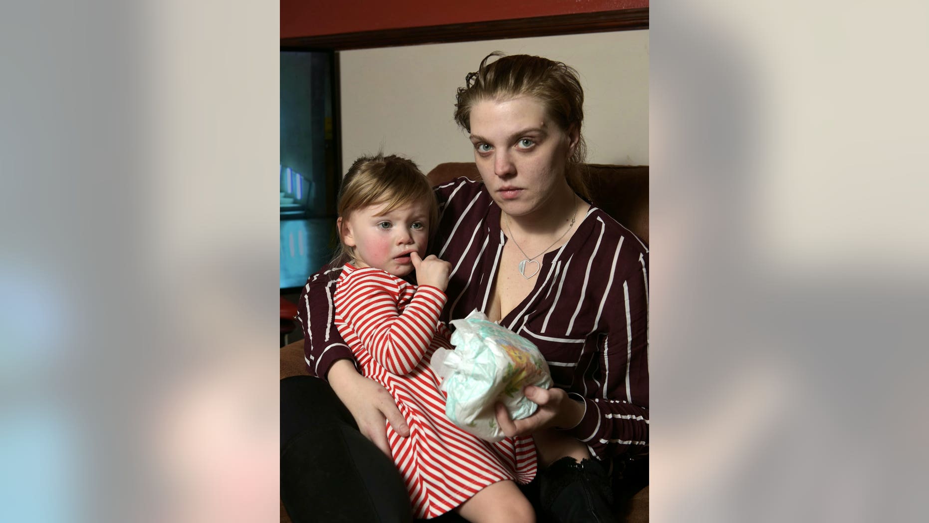 Charlotte Downie claims she found glass in her daughter's Little Angels diaper.