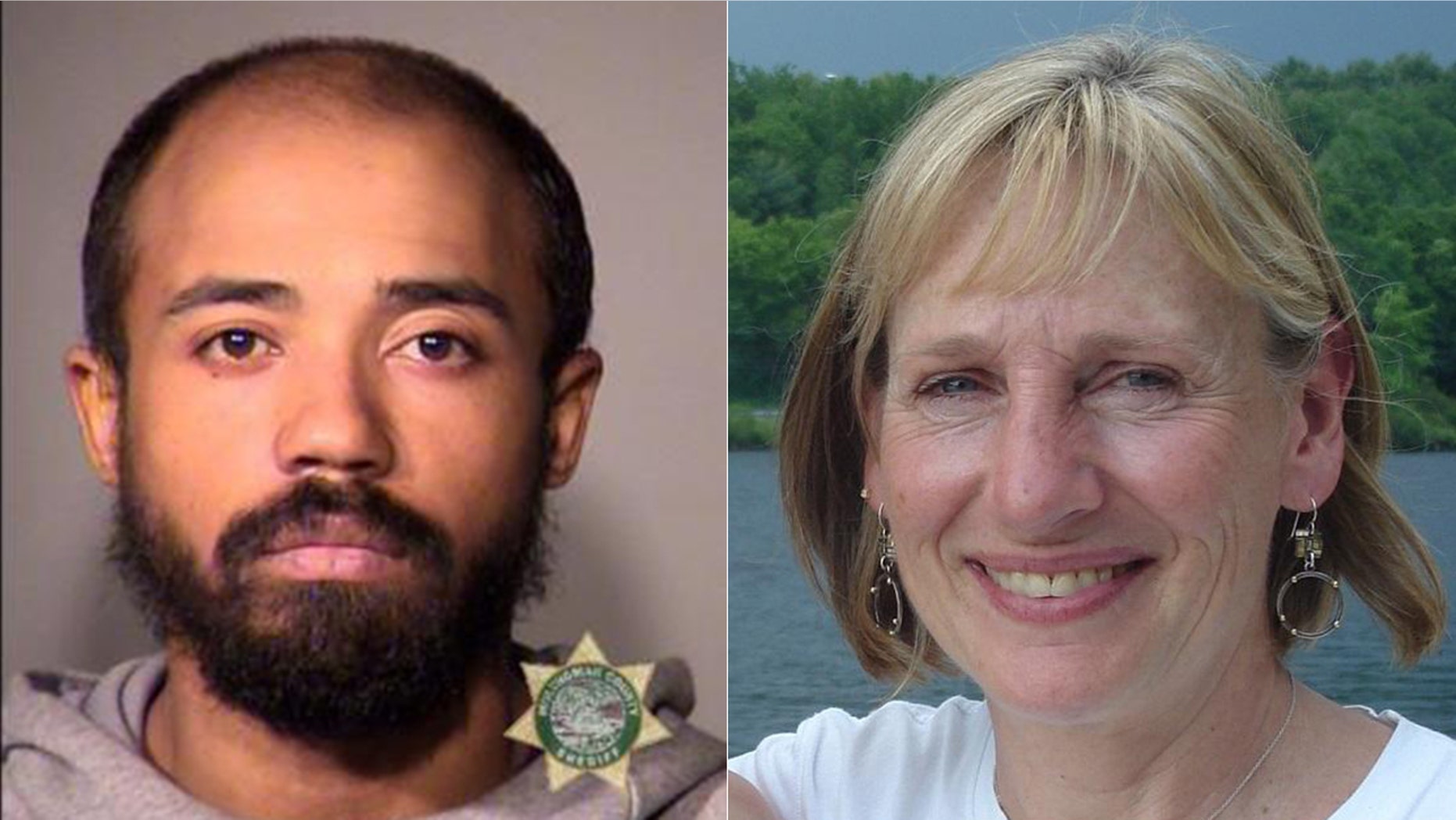 Mugshot for 28-year-old Christopher Williamson (l.) charged Friday with killing Portland public defender Nancy Bergeson, 57, (r.) a decade ago.