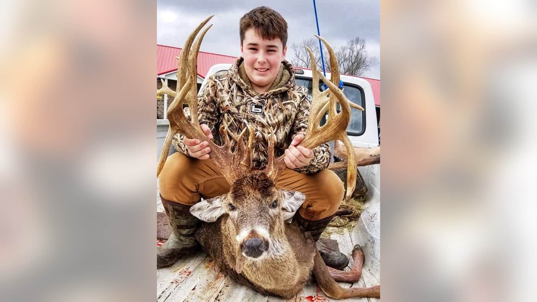 The Tennessee teen bagged the buck in late December.