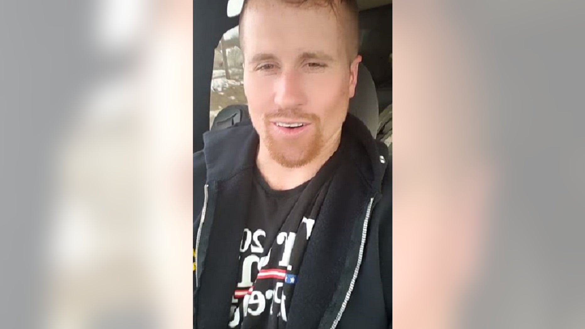 Army veteran Jake Talbot was reportedly asked not to wear his Trump T-shirt next time he visits a gym in Troy, Mo. (Facebook)