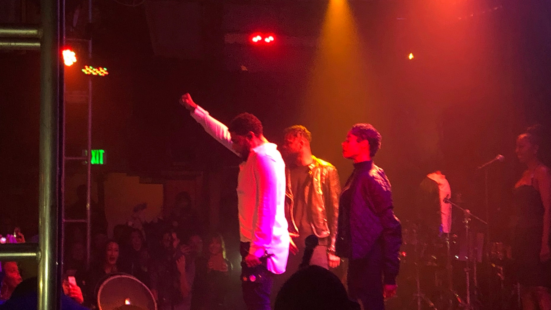 Actor and singer Jussie Smollett made his first public appearance at a concert on Saturday since a brutal attack last week in which he claims two masked men beat him, poured what appeared to be bleach on him and hung a noose around his neck while using racist and homophobic slurs