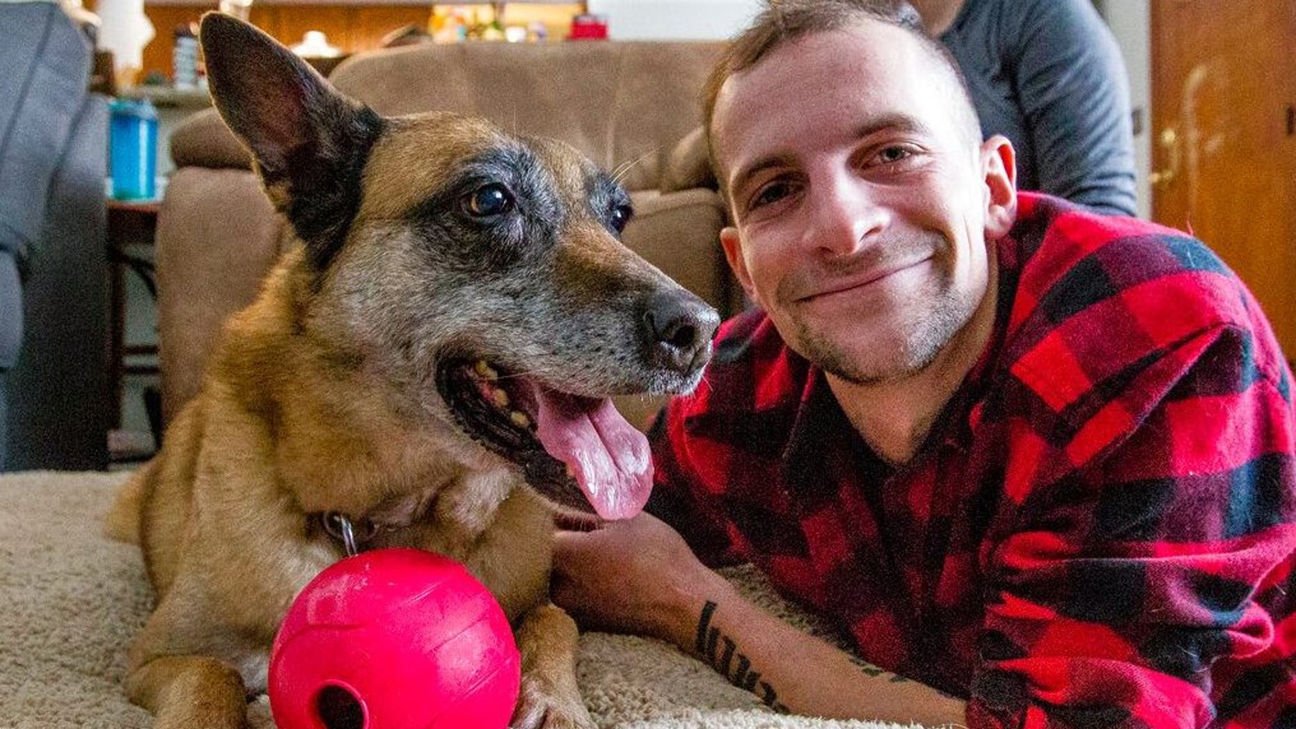 Indiana veteran adopts dog that served alongside him in Afghanistan
