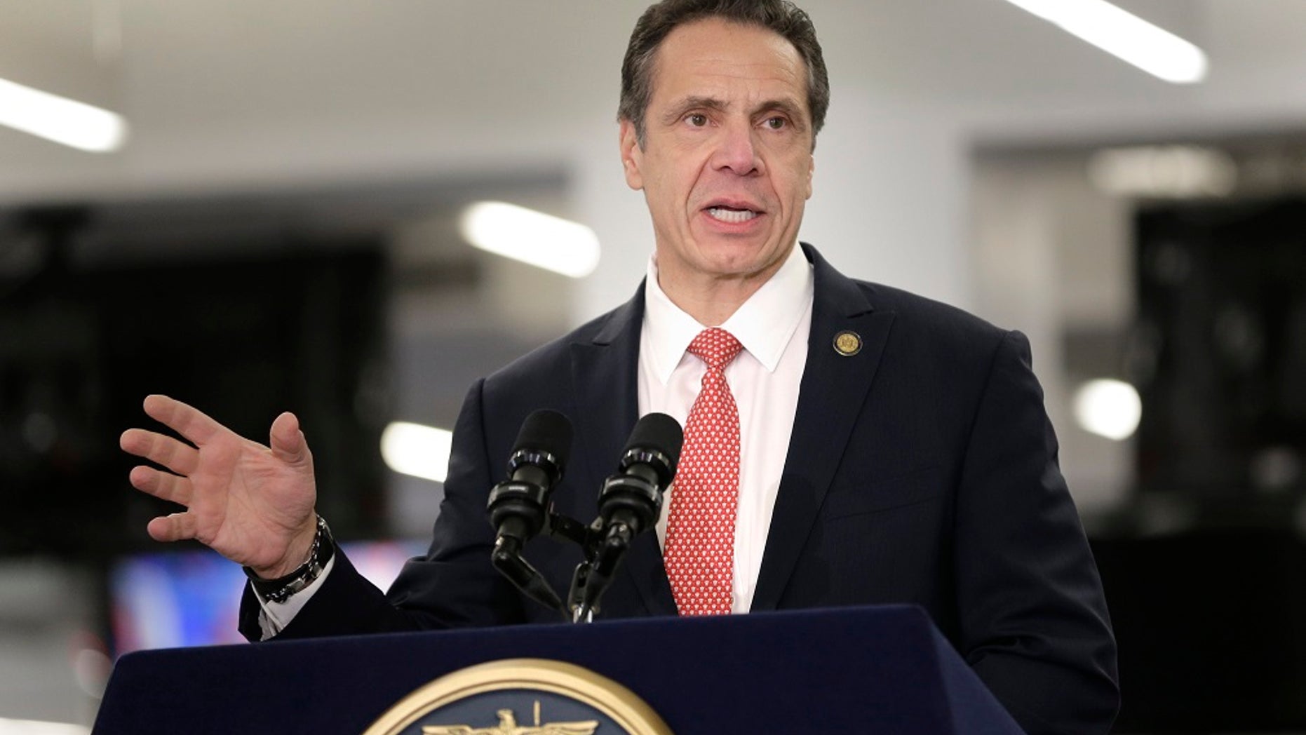 New York Governor Andrew Cuomo vetoed a bill that would have left lottery winners incognito, but a group of recent winners discovered a loophole and decided to form an LLC to remain anonymous. (AP Photo / Seth Wenig)