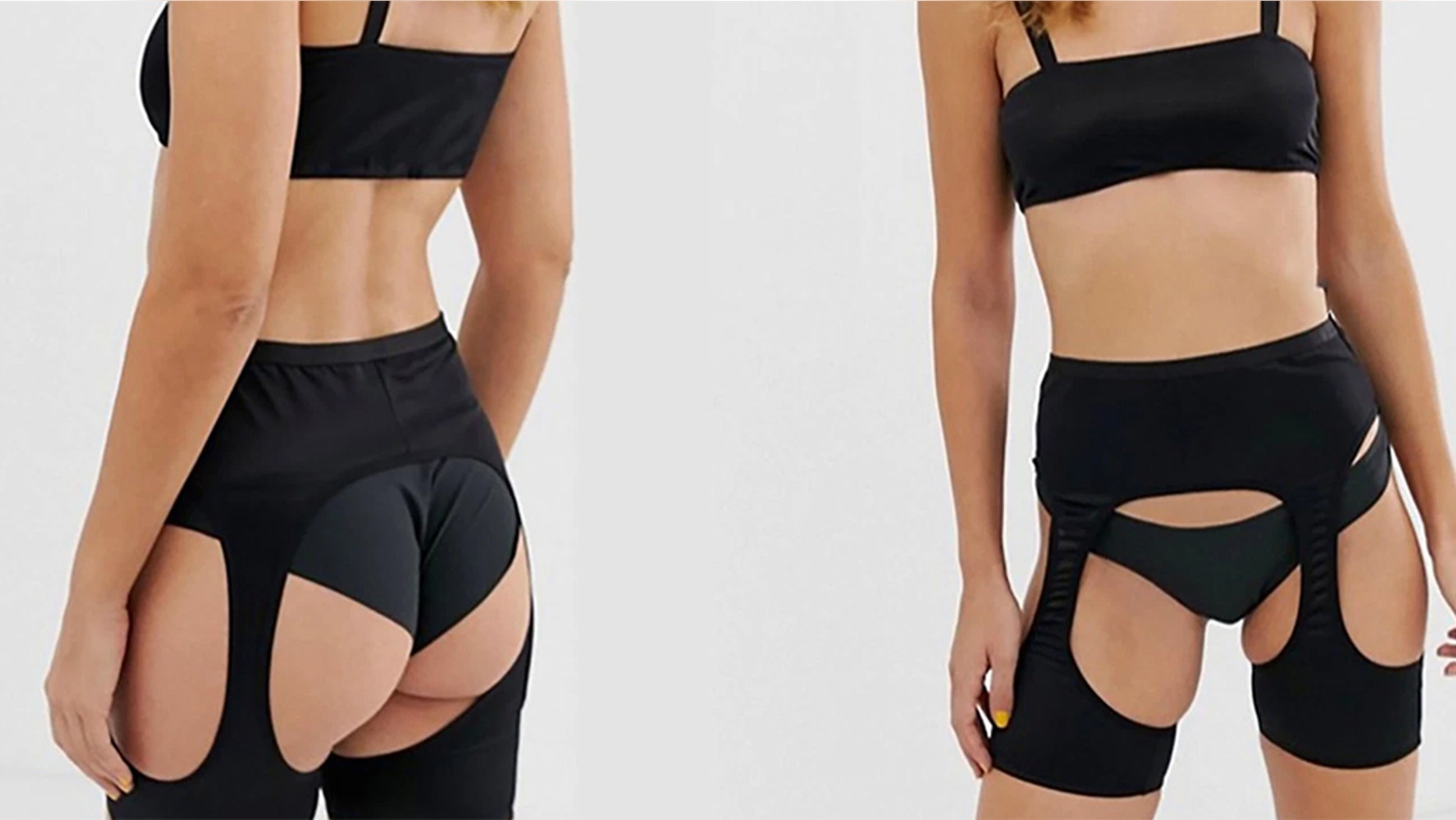 People have referred to the item as "crotchless pants."
