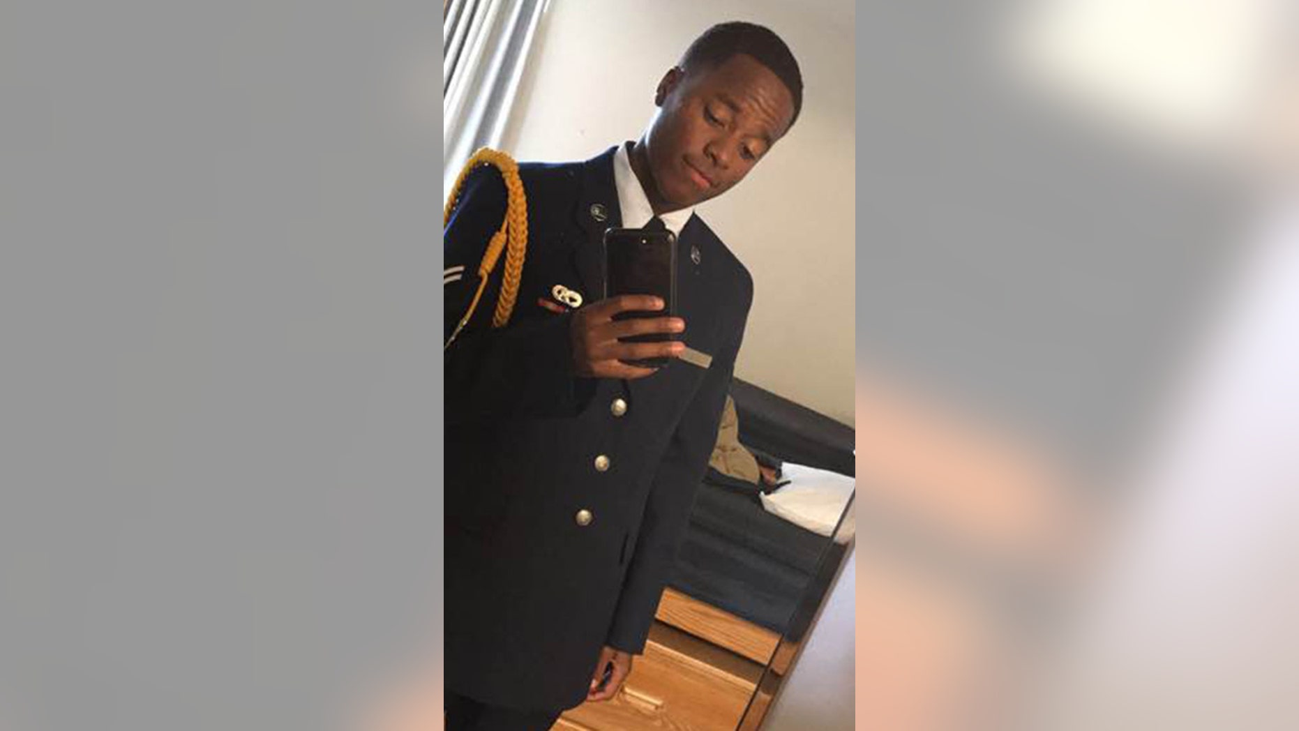 A photo of then-Airman 1st Class Elijah Evans. Evan's body was discovered Monday in North Pole, Alaska, officials said.