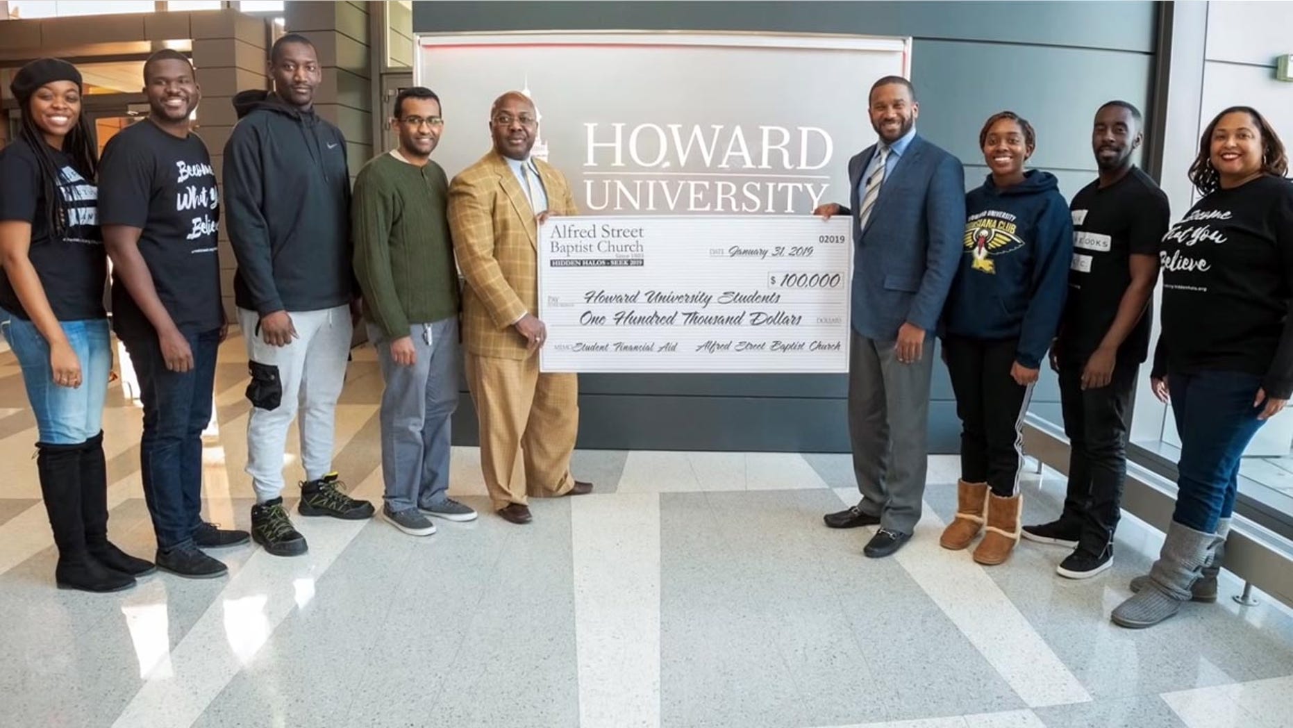 Alfred Street Baptist Church in Alexandria, Virginia raised $100,000 for 34 students with outstanding debt ahead of their May graduation.