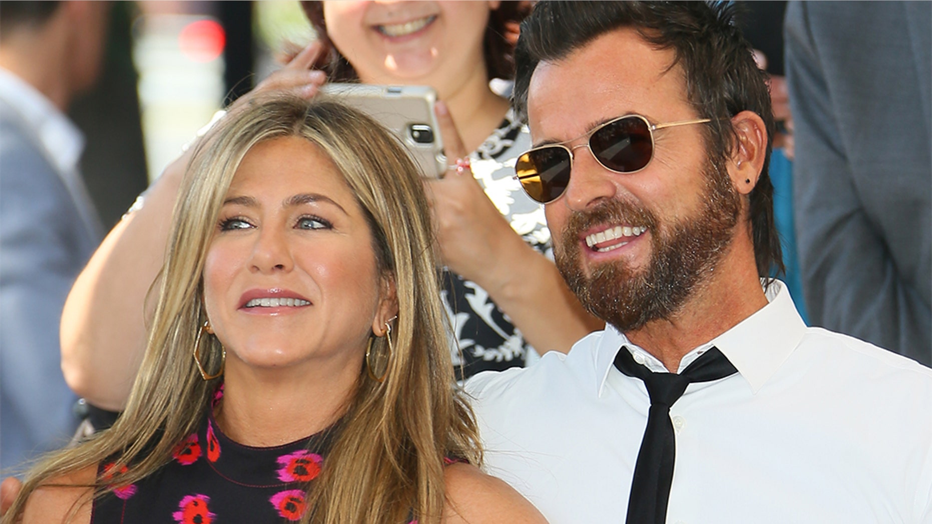 Justin Theroux wished his ex Jennifer Aniston a happy birthday on social media Monday. The two announced their separation a year ago.